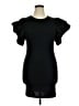 Zara Solid Black Cocktail Dress Size XL - photo 1