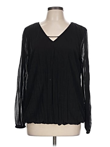 Dana Buchman Long Sleeve Blouse (view 1)