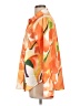 Unbranded Print Orange Long Sleeve Blouse Size L - photo 5