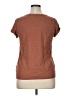 Max Studio Brown Short Sleeve T-Shirt Size XL - photo 2