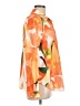 Unbranded Print Orange Long Sleeve Blouse Size L - photo 4