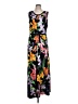 Lands' End Tropical Black Casual Dress Size 10 - 12 - photo 1