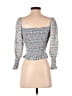Assorted Brands Gray 3/4 Sleeve Top Size XS (estimated) - photo 2