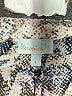 Veronica M. 100% Polyester Floral Multi Color Silver Long Sleeve Blouse Size L - photo 7