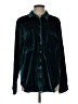 Pilcro Teal Long Sleeve Button-Down Shirt Size L - photo 1