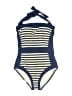 Unbranded Stripes Blue One Piece Swimsuit Size 2 - photo 1