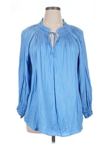 Chelsea & Theodore Long Sleeve Blouse (view 1)