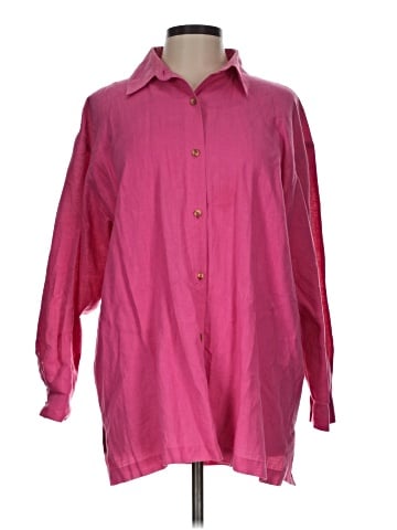 Harve Benard by Benard Holtzman 3/4 Sleeve Button-Down Shirt (view 1)