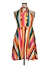 Ouges Stripes Orange Casual Dress Size XL - photo 1