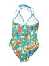 Boden Paisley Blue One Piece Swimsuit Size 6R - photo 2