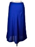J.Crew 100% Polyester Solid Blue Formal Skirt Size XL - photo 2