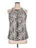 INC International Concepts Silver Sleeveless Blouse Size XL - photo 1