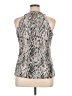 INC International Concepts Silver Sleeveless Blouse Size XL - photo 2