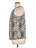 INC International Concepts Silver Sleeveless Blouse Size XL - photo 5