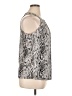 INC International Concepts Silver Sleeveless Blouse Size XL - photo 4