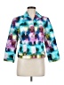 Lafayette 148 New York Print Teal Jacket Size 6 - photo 1