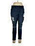 Molly & Isadora Color Block Blue Jeans Size 16 - photo 1