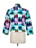 Lafayette 148 New York Print Teal Jacket Size 6 - photo 2