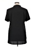Timeson 100% Polyester Black Short Sleeve Blouse Size XL - photo 2