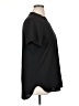 Timeson 100% Polyester Black Short Sleeve Blouse Size XL - photo 4
