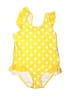 Unbranded Polka Dots Yellow One Piece Swimsuit Size 18-24 mo - photo 1