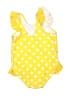 Unbranded Polka Dots Yellow One Piece Swimsuit Size 18-24 mo - photo 2