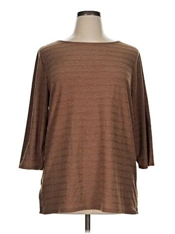 Chico's 3/4 Sleeve T-Shirt (view 1)