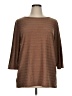 Chico's Brown 3/4 Sleeve T-Shirt Size XL (3) - photo 1