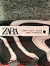 Zara 100% Viscose Graphic Black Cocktail Dress Size S - photo 7