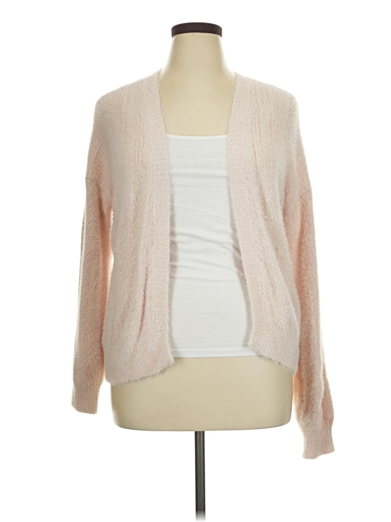 Pre-owned Abercrombie & Fitch Cardigan Sweater In Tan