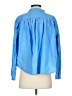Ann Taylor Blue Long Sleeve Blouse Size XS - photo 2