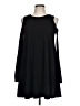 Forever 21 Solid Black Casual Dress Size L - photo 1