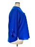 Knapp Studio 100% Polyester Blue 3/4 Sleeve Blouse Size 2X - photo 4