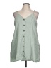 Veveret Green Sleeveless Blouse Size L - photo 1