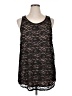 Apt. 9 Black Sleeveless Top Size XL - photo 1