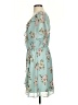 Maurices 100% Polyester Floral Teal Casual Dress Size S - photo 5