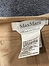 Max Mara 100% Cupro Solid Tan Casual Skirt Size 8 - photo 4