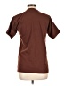 Assorted Brands 100% Cotton Solid Brown Short Sleeve Turtleneck Size L - photo 2