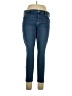 Gap Solid Blue Jeans Size 16 - photo 1