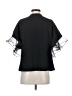 Crosby 100% Polyester Black Short Sleeve Blouse Size S - photo 2