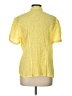 Fred David Yellow Short Sleeve Blouse Size L (estimated) - photo 2