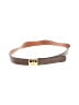 Etienne Aigner 100% Leather Brown Leather Belt Size 36 waist - photo 1