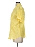 Fred David Yellow Short Sleeve Blouse Size L (estimated) - photo 5