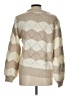 Evereve Chevron-herringbone Tan Pullover Sweater Size L - photo 2