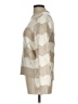 Evereve Chevron-herringbone Tan Pullover Sweater Size L - photo 5