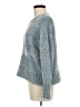 Cynthia Rowley TJX 100% Polyester Metallic Blue Pullover Sweater Size M - photo 5