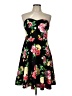Shein Curve Floral Black Cocktail Dress Size 12 Plus (0) - photo 1
