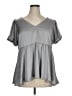 Torrid Gray Short Sleeve T-Shirt Size 1X Plus (1) - photo 1