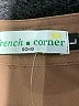 french corner 100% Polyester Color Block Brown 3/4 Sleeve Blouse Size L - photo 7