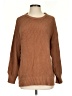 Old Navy 100% Cotton Solid Brown Pullover Sweater Size S - photo 1